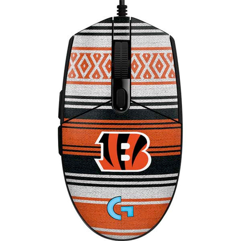 NFL Cincinnati Bengals Trailblazer G203 Prodigy RGB Wired Gaming Mouse Skin